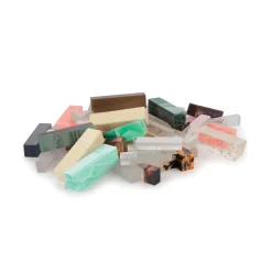 Acrylic Turning Stock Grab Bag Assorted Sizes and Colors 3 lb