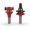 99-763 Adjustable Tenon 2-Piece Rail And Stile Router Router Bit Set Bead Profile 1/2" Shank