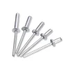 Aluminum Rivets Medium 5mm (5/32") D x 7mm Max Grip Length Box of 100