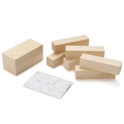 Basswood Carving Block Kit 7 Piece