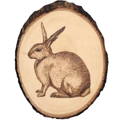 Basswood Country Rounds for Wood Burning, Hot Stamping & Carving Medium
