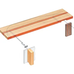 Blind Shelf Supports 1 Pair
