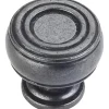 Bremen 2 Barrel Knob, 1-3/16" Dia., Gun Metal