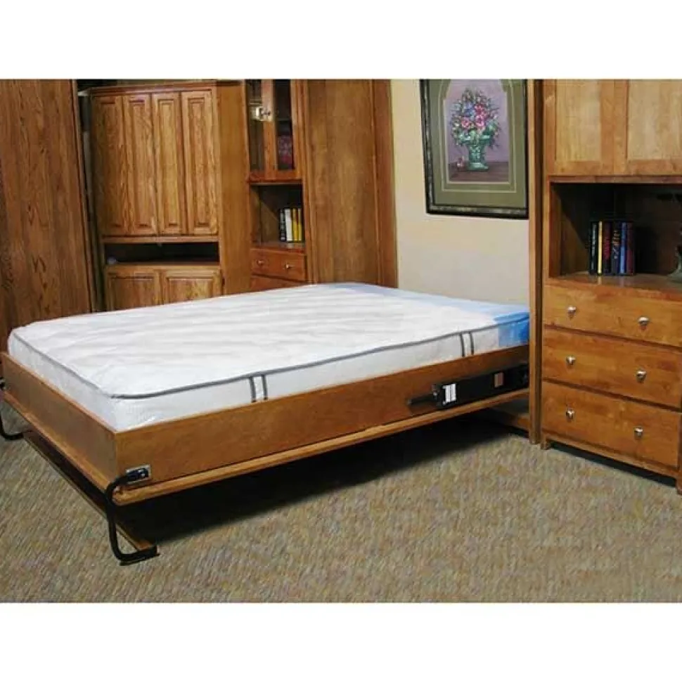 Cabinet Wall Bed Mechanism for use with Twin Size Mattress, Outside Mount