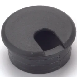 3" Cable Management Plastic Grommet Black