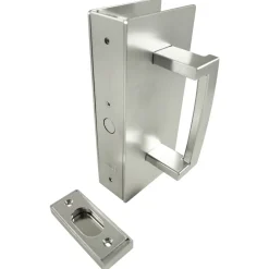 Cavity Sliders CL400 ADA Magnetic Pocket Door Handle – Satin Chrome Fits 1-3/8" Door