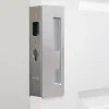 Cavity Sliders CL400 Magnetic Pocket Door Handle for 1-3/4" Door Satin Chrome LH Snib