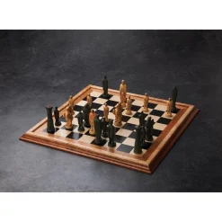 Chess or Checkers Wood Veneer 19" x 19" 2-Ply Wood-on-Wood