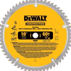 Circular Saw Blade Construction Fine Finish 10" x 60 Tooth