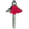 38-522 Classical Bold Cove And Bead Router Bit 1/4" SH 1-1/4" D 7/16" CL 3/16" R