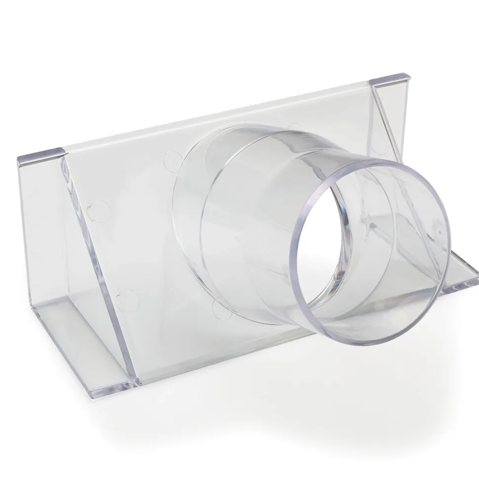 Clear Fence Adapter Dust Collection Fitting 2-1/2"