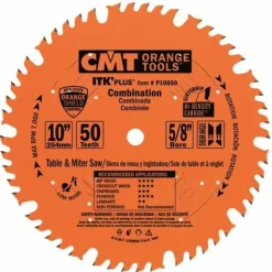 Combination Saw Blade 10" x 50T x 5/8" Bore