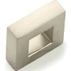 Contemporary Knob, 31/32" x 5/16", Brushed Nickel