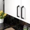 Contemporary Pull 5-1/16" Center-to-Center Matte Black 5-23/32" L