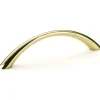 Contemporary Pull 3-3/4" Center-to-Center 13/32" W x 4-1/2" L Brass