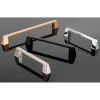 Contemporary Pull 5-1/16" Center-to-Center 3/4" W x 6-13/32" L Chrome