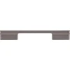 Contemporary Pull 6-5/16" Center-to-Center Brushed Black Nickel