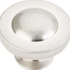 Cordova Knob, 1-1/4" Dia., Satin Nickel