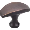 Cosgrove Knob, 1-1/2" O.L., Brushed Oil Rubbed Bronze