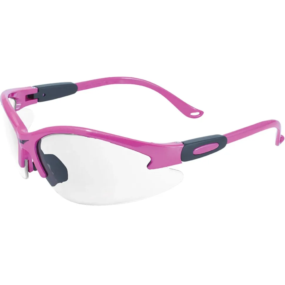 Cougar Dark Pink Frame Clear Anti- Fog Safety Lenses