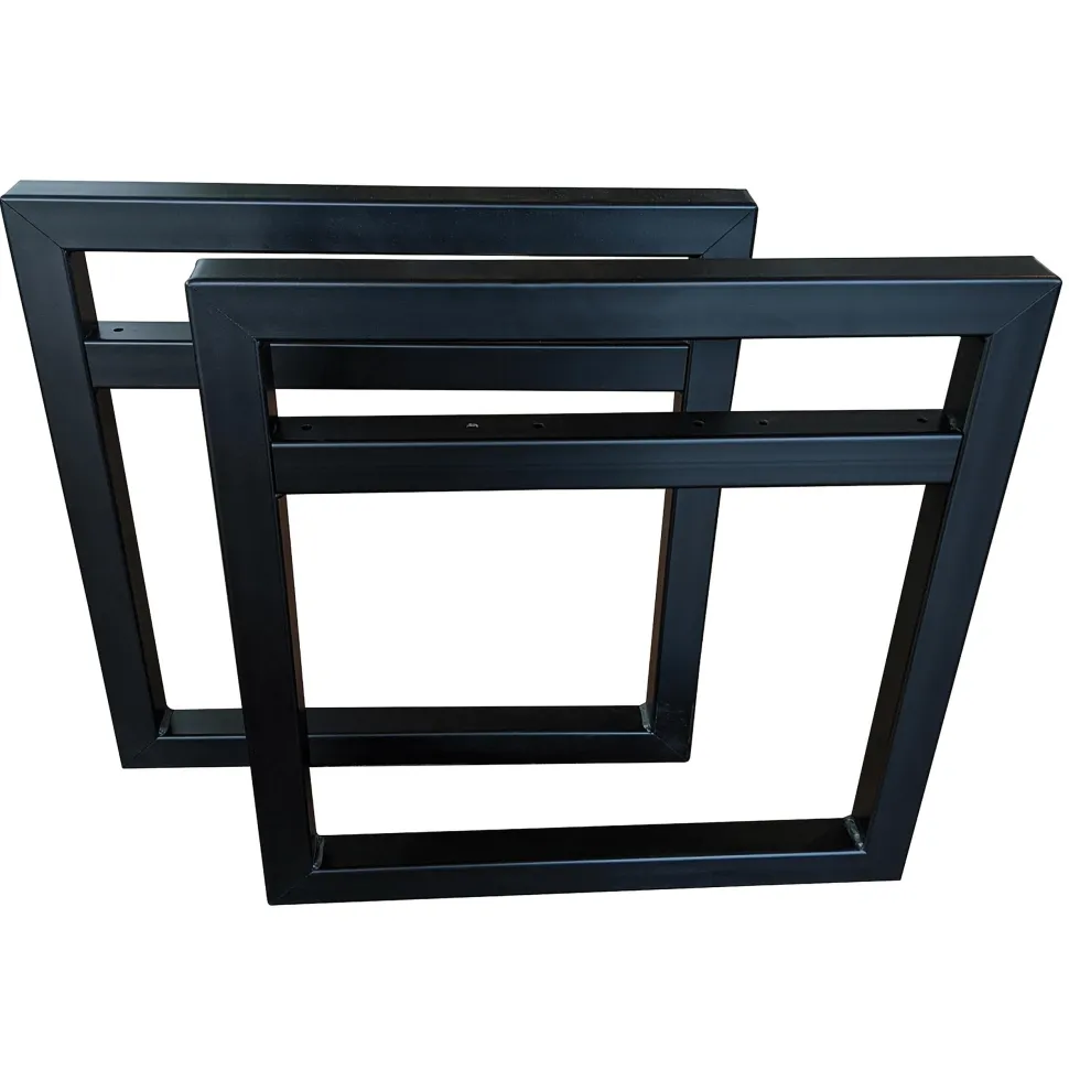 Cube Bench Legs 20" Black Pair