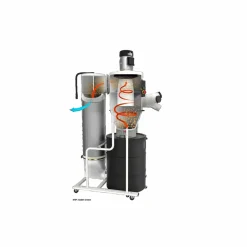 Cyclone Dust Collector with 2-Micron Canister Filter 2 HP 1 Ph 230V JCDC-2