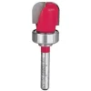 Dish Carving Router Bit with Top Bearing 1/2" SH 5/8" CL 1/4" R
