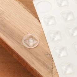 Door and Drawer Bumper Clear 1/2" Diameter x .150" 25 Piece
