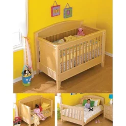 Downloadable Woodworking Project Plan to Build 3-in-1 Bed for All Ages
