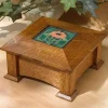 Downloadable Woodworking Project Plan to Build Tile-Topped Keepsake Box
