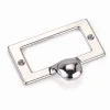 Drawer Pull with Card Holder Chrome Finish