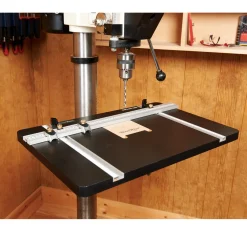 Drill Press Table with Standard Fence