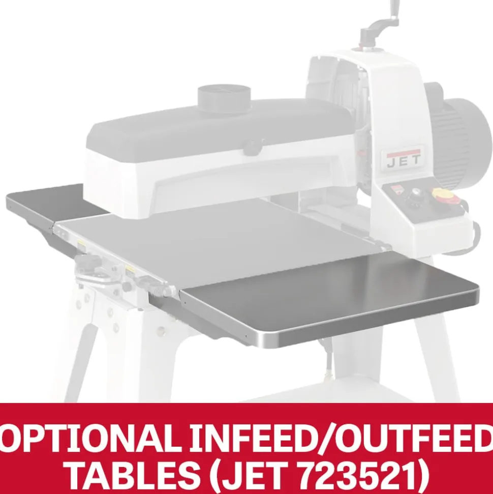18" Drum Sander with Open Stand 1-3/4 HP 1 Ph 115V JWDS-1836