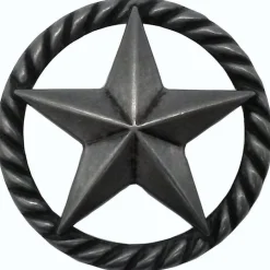 3-D Star with Narrow Rope, Petwer Oxide