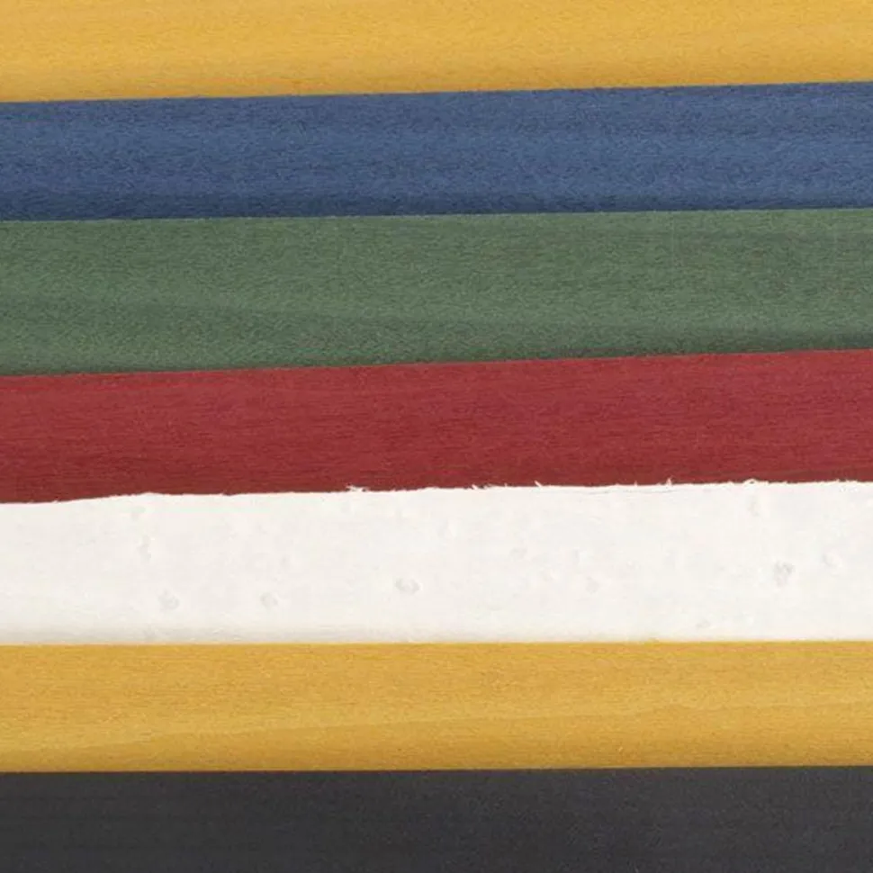 Dyed Wood Veneer Pack 4-1/2" to 6-1/2" Width Primary Colors 3 Square Feet