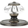 Eclectic Knob, 1-5/16" D, Burnished Brass
