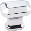 Ella Knob, 1-1/4" O.L., Polished Chrome