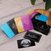 Engravable Metal Business Cards Multicolor Aluminum 20 Piece