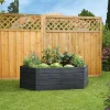 ERGO Modular Raised Bed Hexagon Double Unit Set