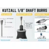 Extreme Rotor Saw Burr, 1/8" Shaft, Very Coarse (3/4" x 1/8")