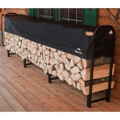 Firewood Rack-in-a-Box Heavy Duty with Cover, 12'
