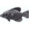 Fish Knob, Pewter Oxide