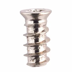 Flat Head Euro Screws 5 mm Flat Head Pozi Drive Nickel 100 Piece