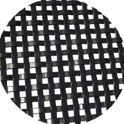 .1875" Flat Square Decorative Grille Flat Black, 36" W x 24" L Sheet