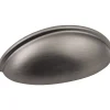 Florence Pull, 3" C/C, Brushed Pewter