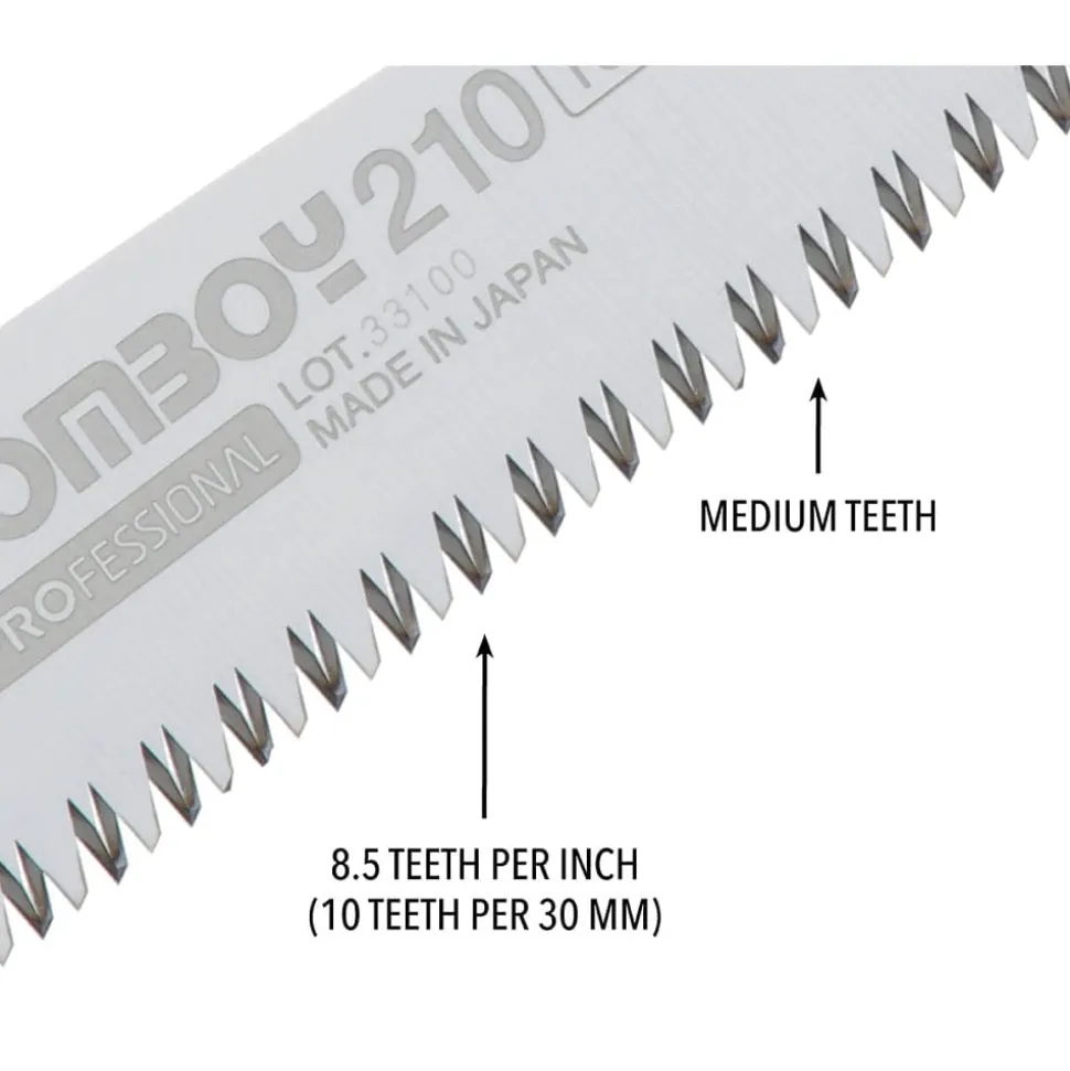 GOMBOY, 210mm Medium Teeth Model #121-21