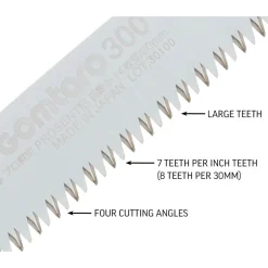 GOMTARO Pro-S Replacement Blade, 300mm, Dual Teeth