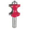 82-512 Half Round Router Bit with Bearing 1/2" Shank 3/8" R 1-5/16" CL
