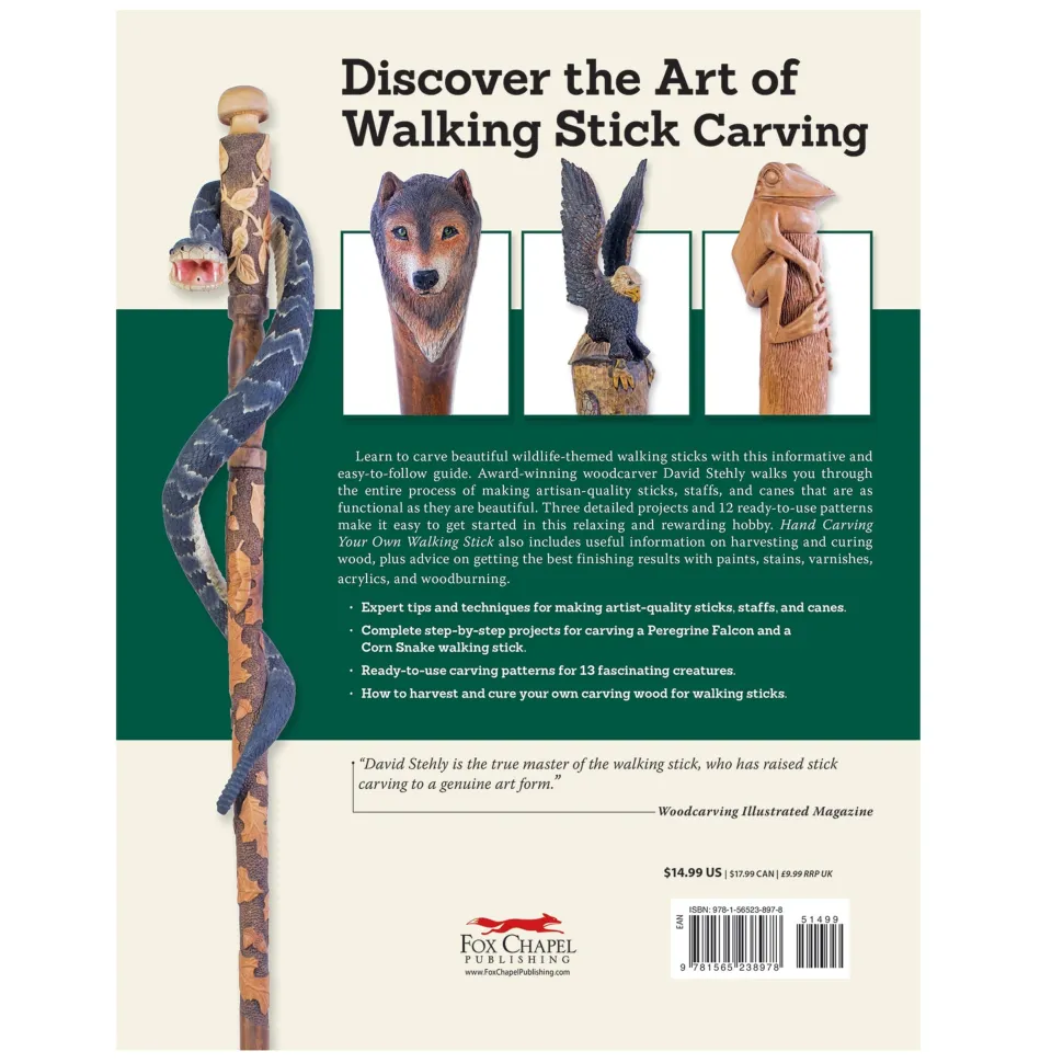Hand Carving Your Own Walking Stick