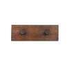 Hand Hammered Double Robe Hook